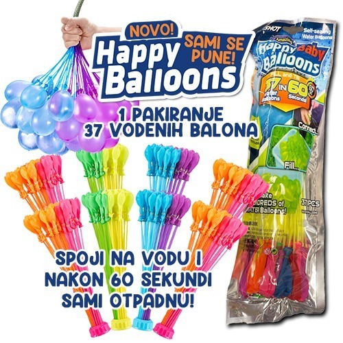 A gift pack of quick-fill water balloons with every order