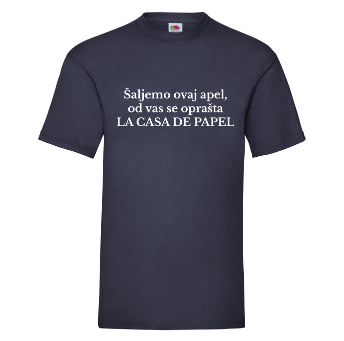Croatian graduation slogan: We're sending this appeal - LA CASA DE PAPEL says goodbye