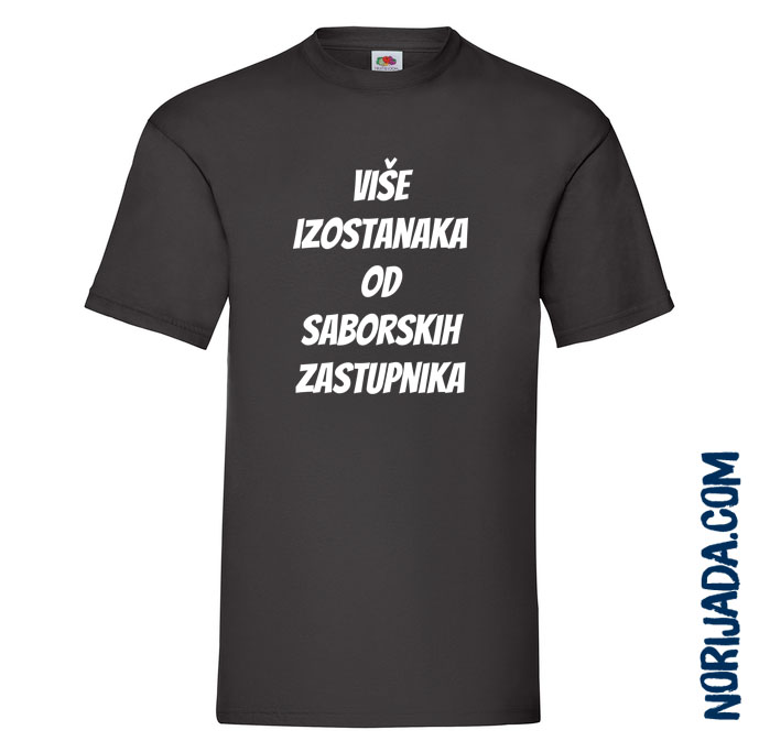 Croatian graduation slogan: More absences than members of parliament